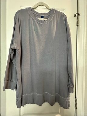 Old Navy XL Lilac/stone purple Oversized Crewneck Sweatshirt